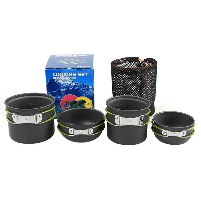 Kit d'ustensiles de cuisine de camping