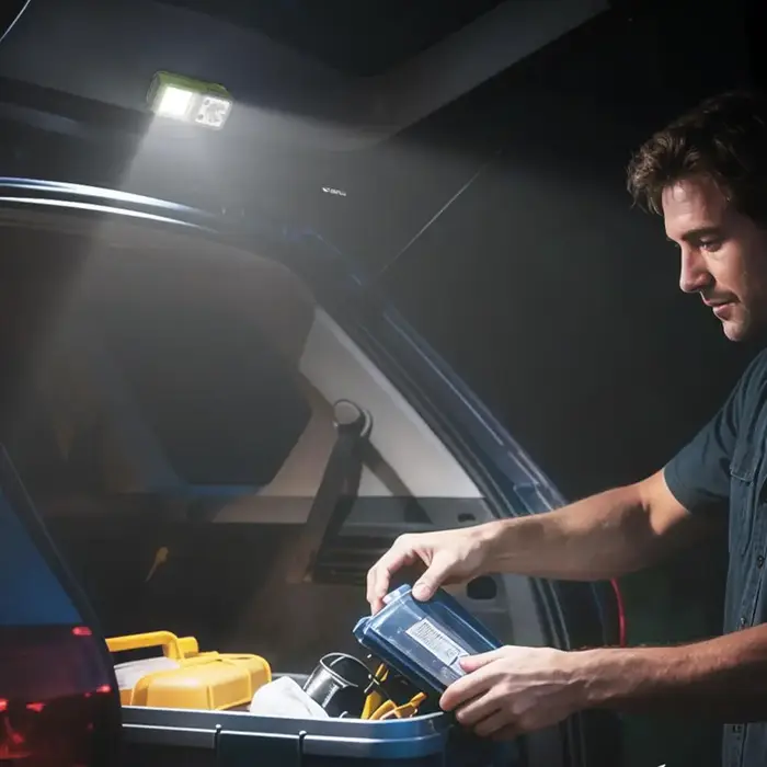 Lampe torche LED magnétique à clipser pour signalisation
