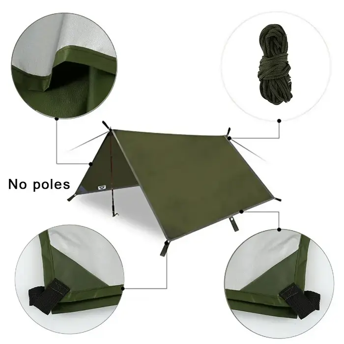 Auvent imperméable de 3x3m