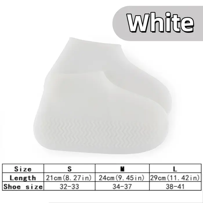 Couvre-chaussures imperméables en Silicone, réutilisables, antidérapants, bottes de pluie en caoutch