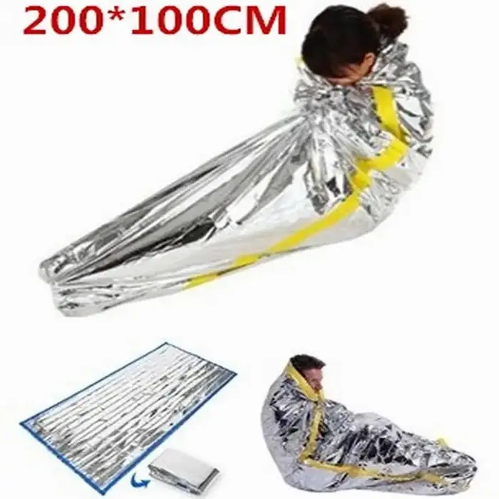 Sac de couchage de survie d'urgence étanche portable