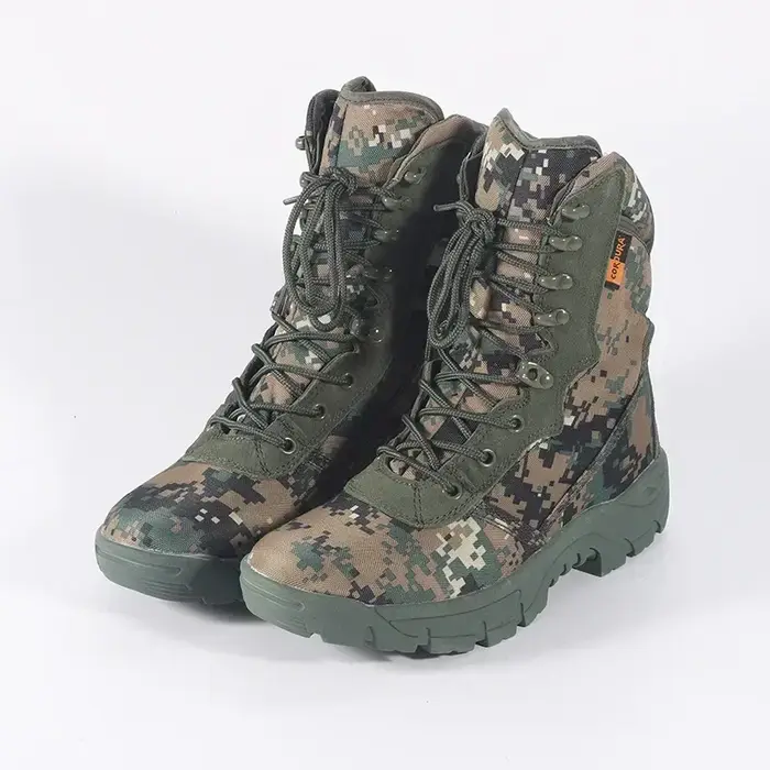 Bottes de randonnée en plein air pour hommes, chaussures de sport à la mode, Camouflage vert, Jungle