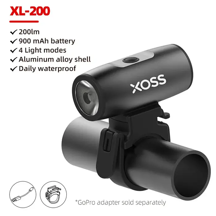 XOSS 200-3000 Lm vélo lumière XL1200 phare étanche Rechargeable avant lampe vélo lumière aluminium u