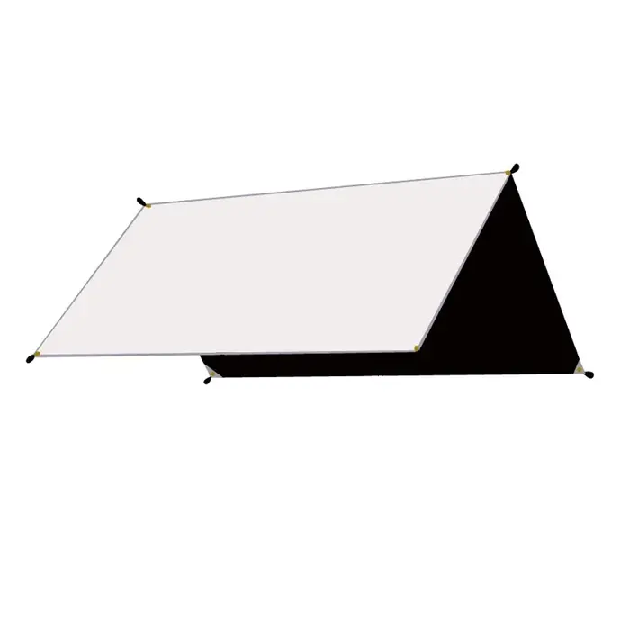 Tente de survie 4x3m avec bâche noire