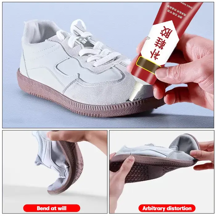 Adhésif fort pour réparation de chaussures