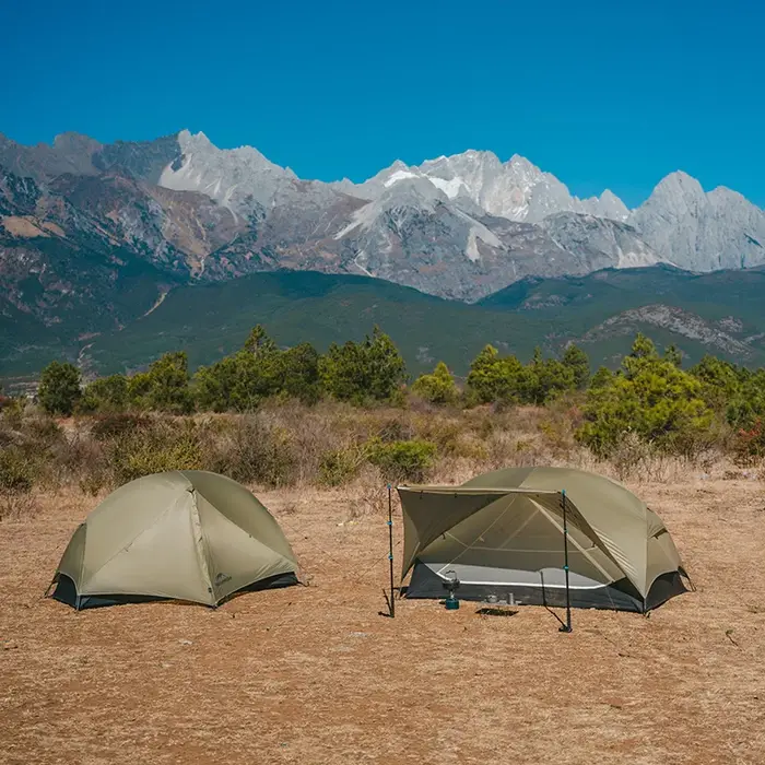 Natureifa-Tente de camping ultralégère Mongar UL, tente de randonnée en nylon 15D, double couche, imperméable, équipement de camping-car breton imperméable à la pluie