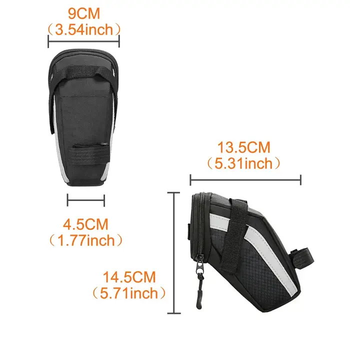 B-soul sac arrière de vélo ultraléger Portalbe sac de selle