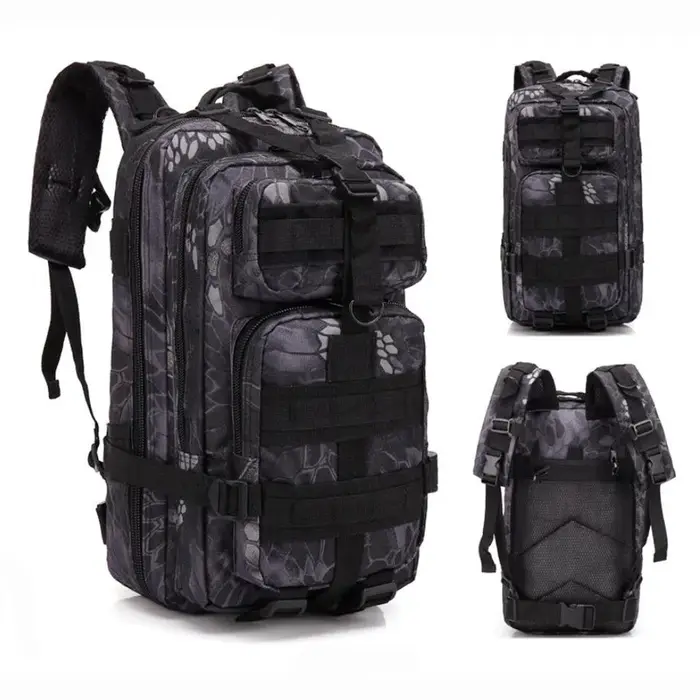 Sac à dos tactique 3P 20L-25L en nylon 1000D pour randonnée