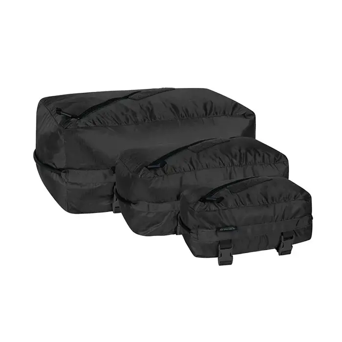 Ensemble de sacs de compression imperméables Helikon Pakcell pour l'extérieur, ensemble de 3 pièces