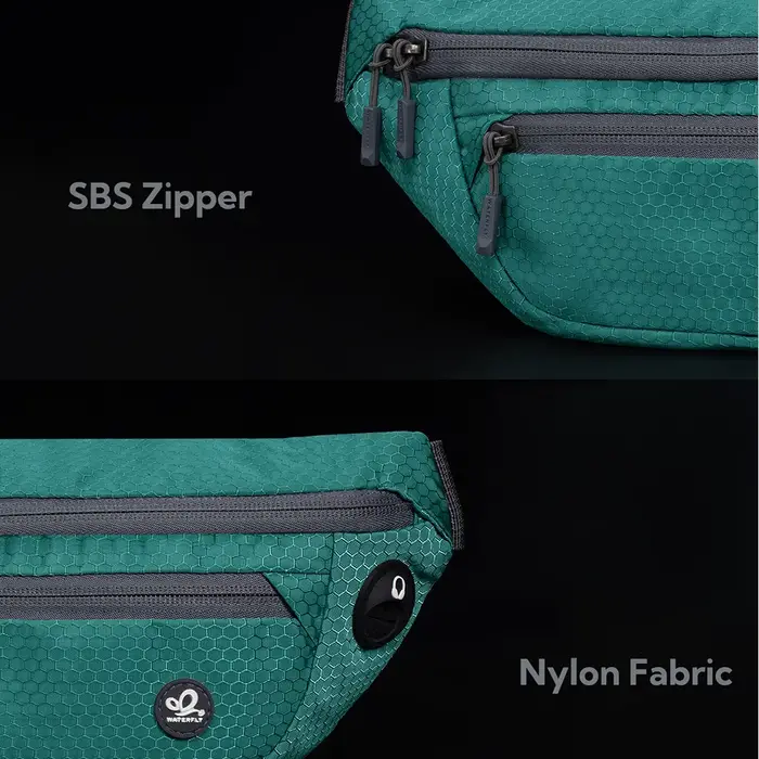 WATERFLY Bum Bag Sport Petit Sportif Unisexe Sac de Taille Élégant Léger Hipbag pour Voyage en Plein Air Randonnée