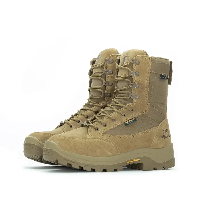 ROCKROOSTER peau de vache bottes de randonnée tactique désert Combat bottes hommes bottes de chasse