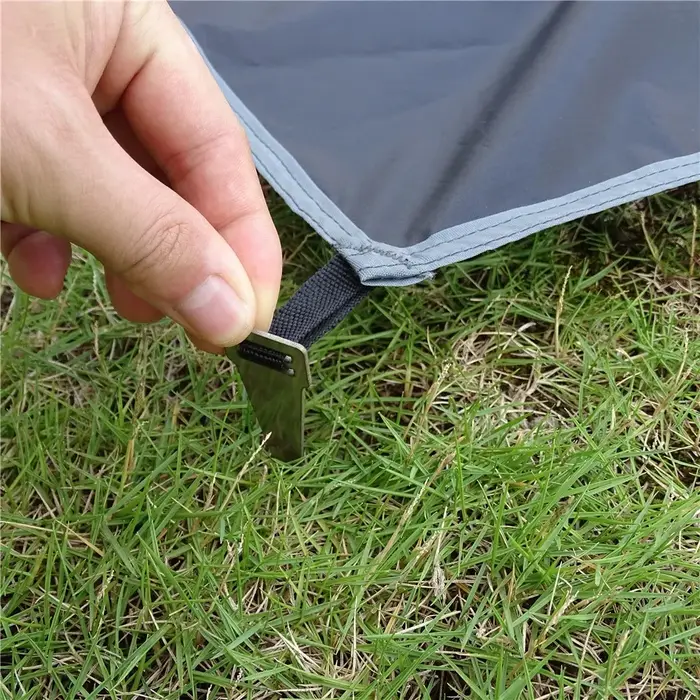 Tapis de Camping imperméable avec piquets