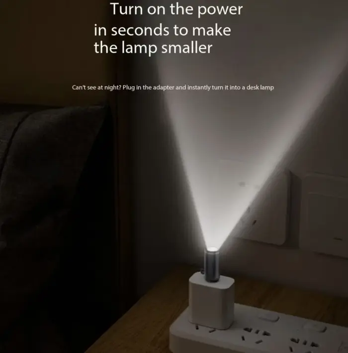 Lampe de poche LED de type C pour le camping