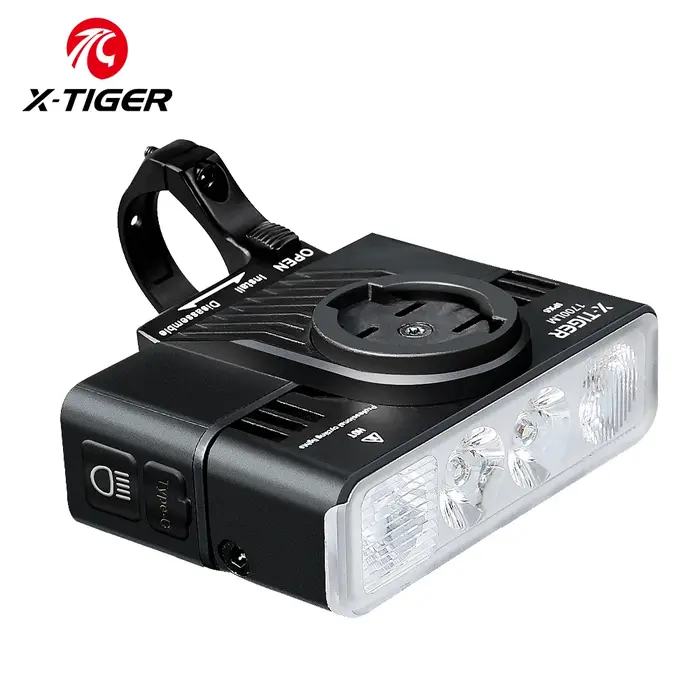 X-TIGER Vélo de route Sunshine TYPE-C développements port 5000 mAh IPX6 étanche Avec support de comp