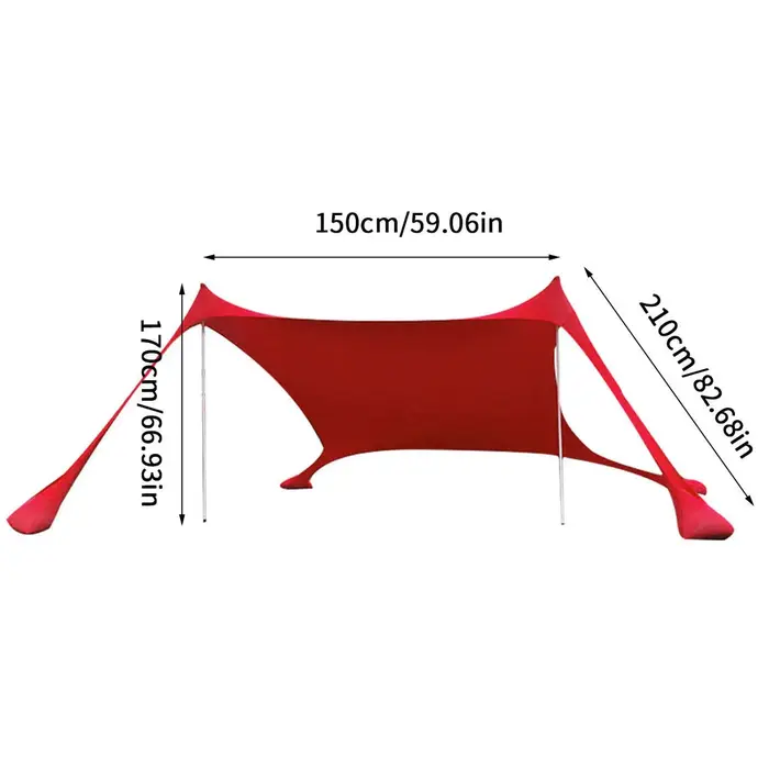 Tente de camping portable en Lycra pour extérieur