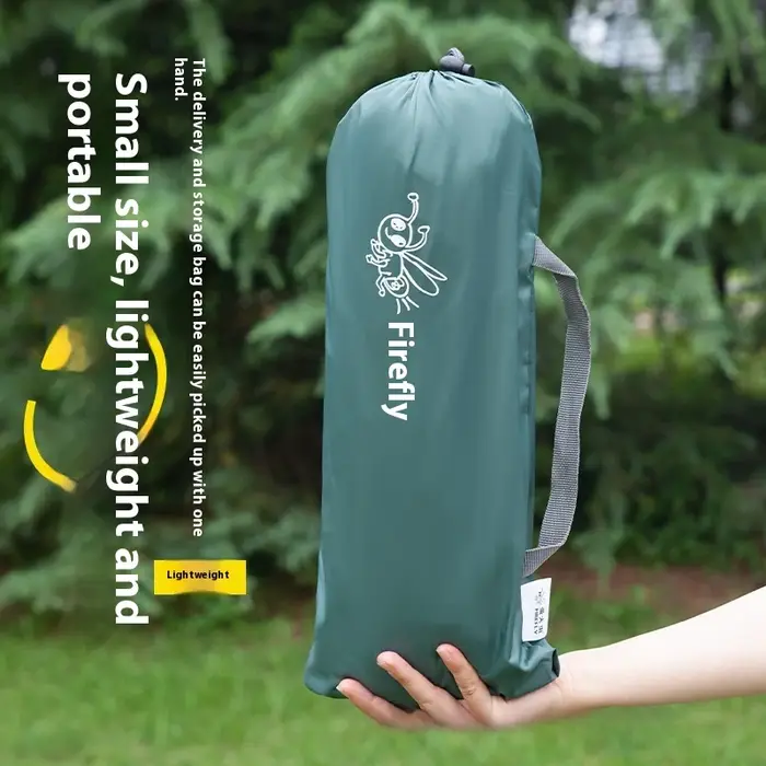 Tente de camping individuelle - 190T polyester argenté