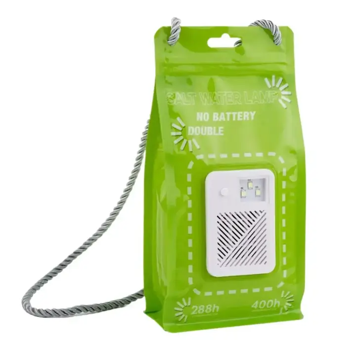 Lampe d'urgence à eau salée réutilisable, lampe LED portable pour le camping, lumière à eau salée ét