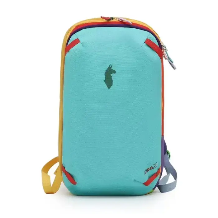 Sac à dos double épaule durable aux couleurs vives Dopaamine