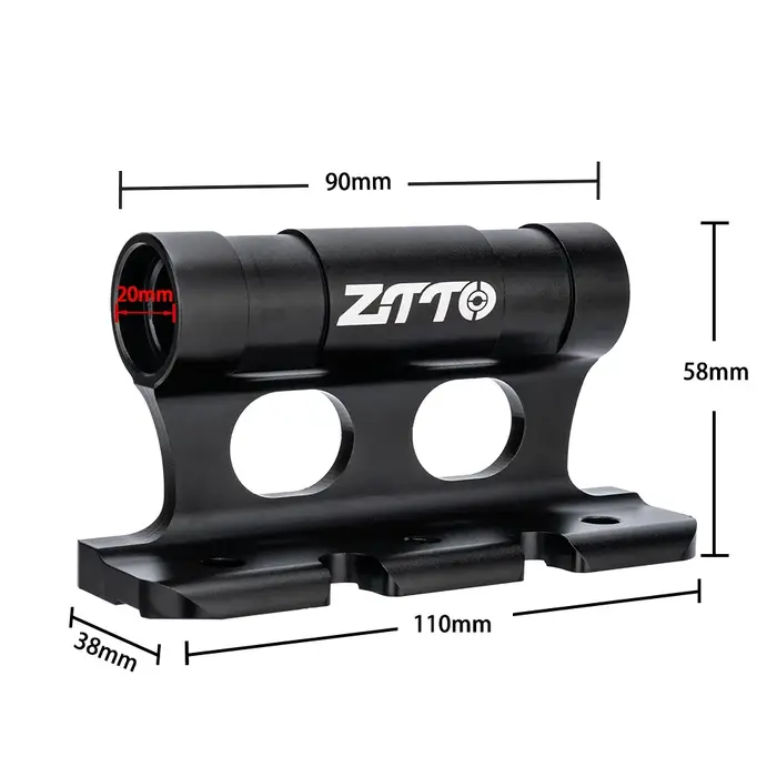 ZTTO support de fourche de vélo support de transport de voiture dégagement rapide à travers l'axe in