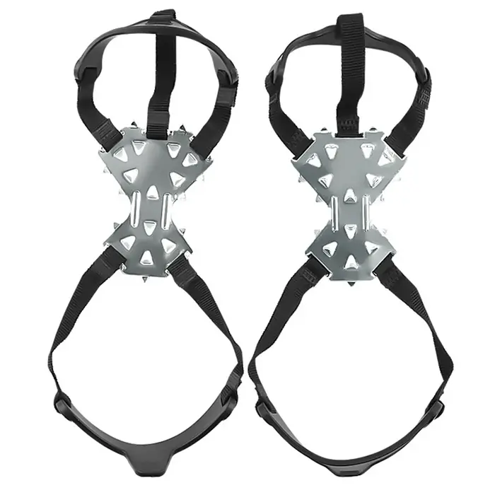 11 crampons à pointes pour bottes, chaussures de traction, pinces à glace, poignées à neige pour la 