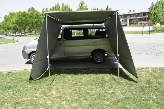 Tente d'auvent latéral de toit de voiture Suv tout-terrain rétractable extérieure 4x4 pour le Camping