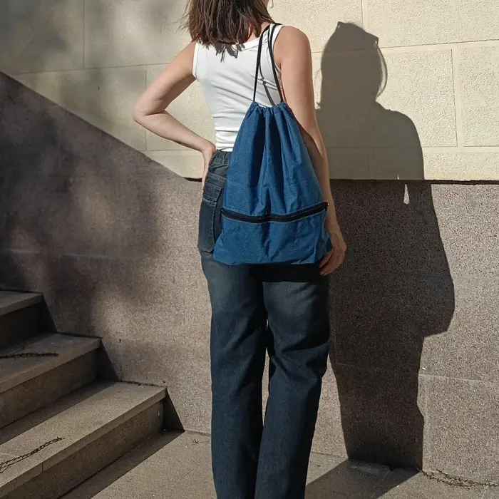 Sac à dos à cordon de serrage super stylé pour hommes et femmes
