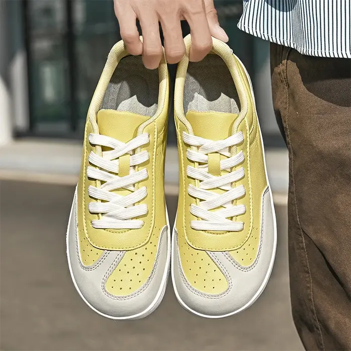 ELUVA chaussures pieds nus pour hommes boîte à bout large zéro goutte baskets minimalistes confortable course marche