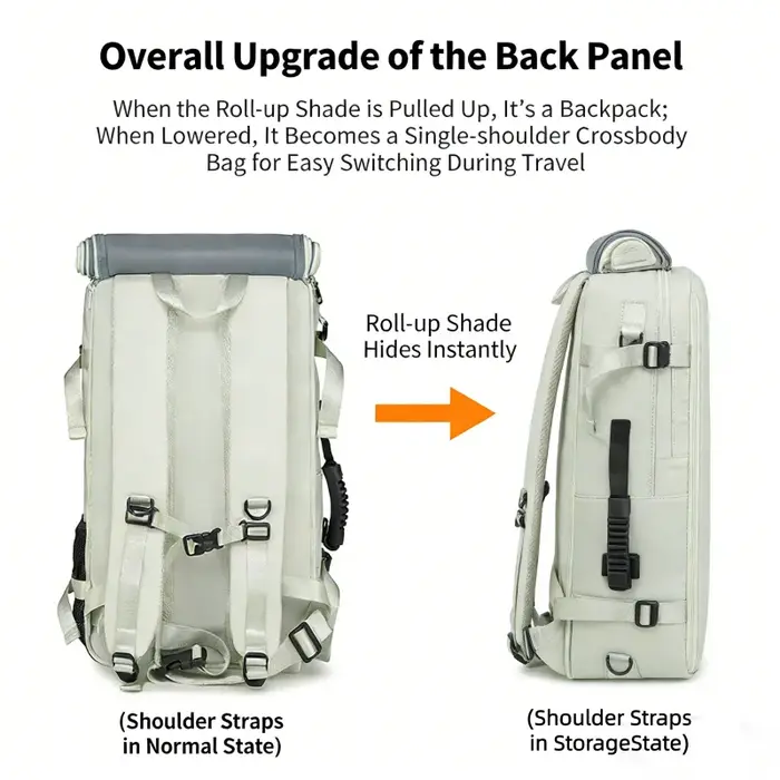 Sac de voyage extérieur 60-80L grande capacité, sac à dos multifonctionnel étanche pour ordinateur portable 18 pouces, sacs de randonnée extérieurs