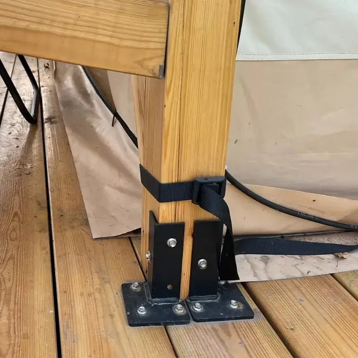 Tentes de safari de luxe pour glamping écologique