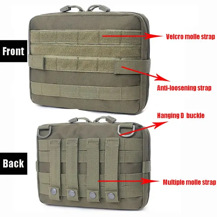 Sac d'extérieur Kit médical pochette Molle sac