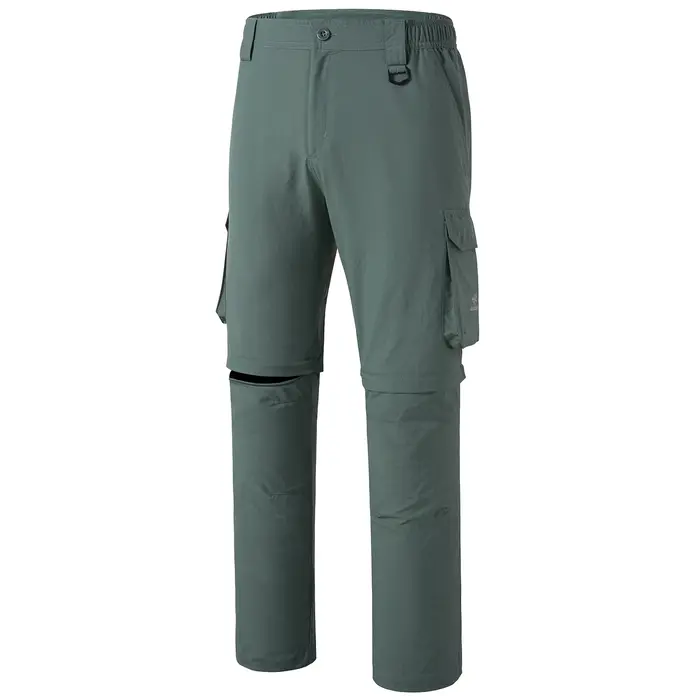 Bassdash-Pantalon convertible à séchage rapide pour homme