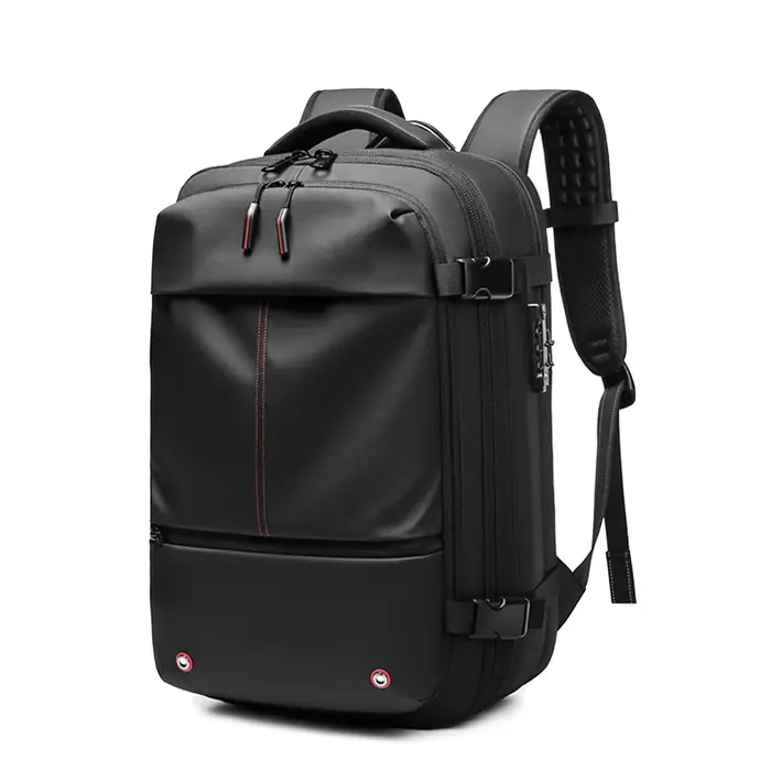 Sac à dos de voyage à compression sous vide pour hommes, sacs à dos pour ordinateur portable multifi