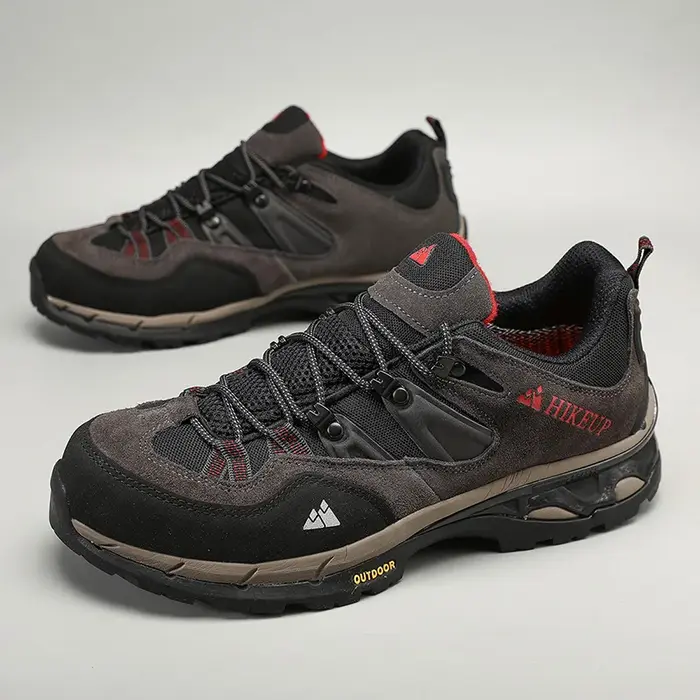 HIKEUP chaussures de randonnée en plein air antidérapantes résistantes à l'usure respirant résistant