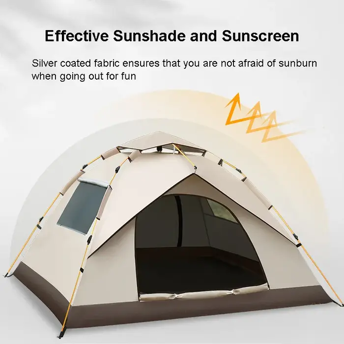 Tente de camping étanche à ouverture rapide automatique