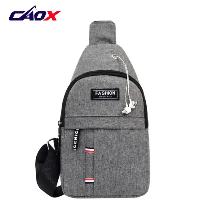 CAOX Sac banane imperméable grande capacité pour homme, sangle réglable pour activités de plein air, course à pied, randonnée et cyclisme