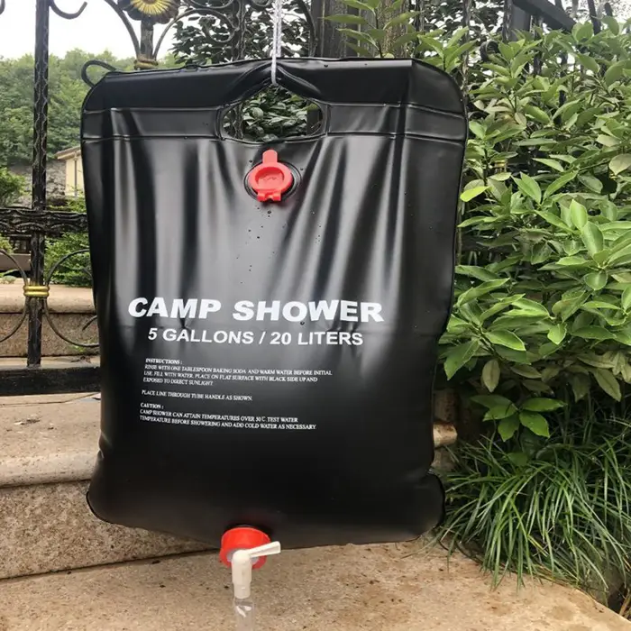 Sac à eau solaire pliable 5L/20L/40L