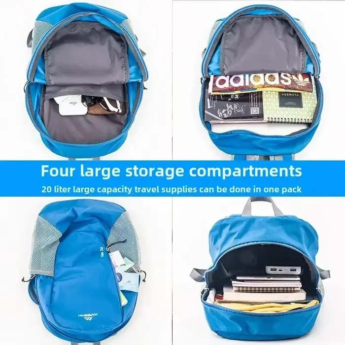 Sac à dos de sport de plein air BunnyFly 20L, unisexe, imperméable, super léger, décontracté, pour la randonnée quotidienne, le voyage, sac à dos à double épaule