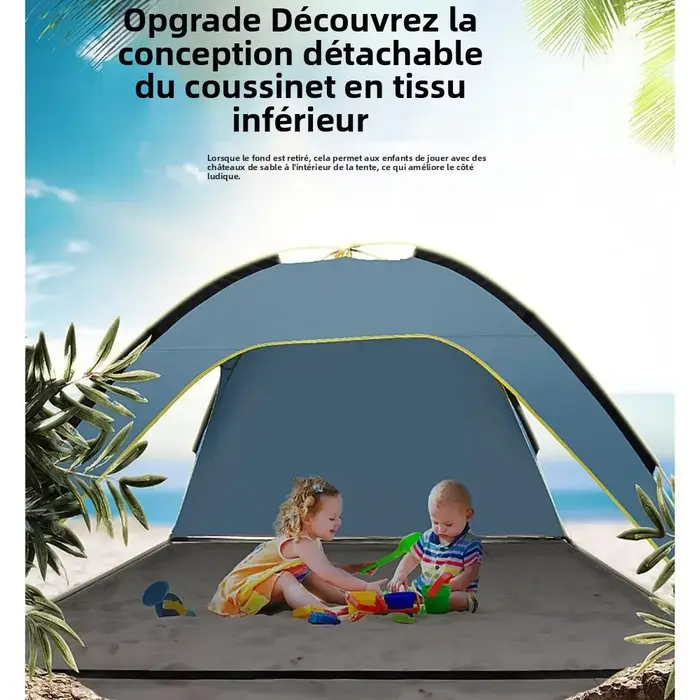 Tente de plage pop-up, auvent