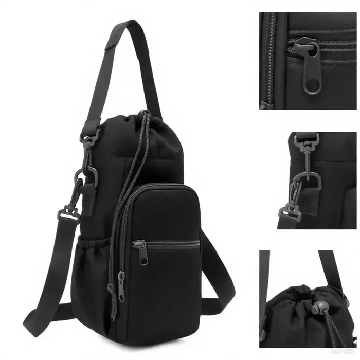 Sac de bouteille d'eau Portable avec sangle réglable