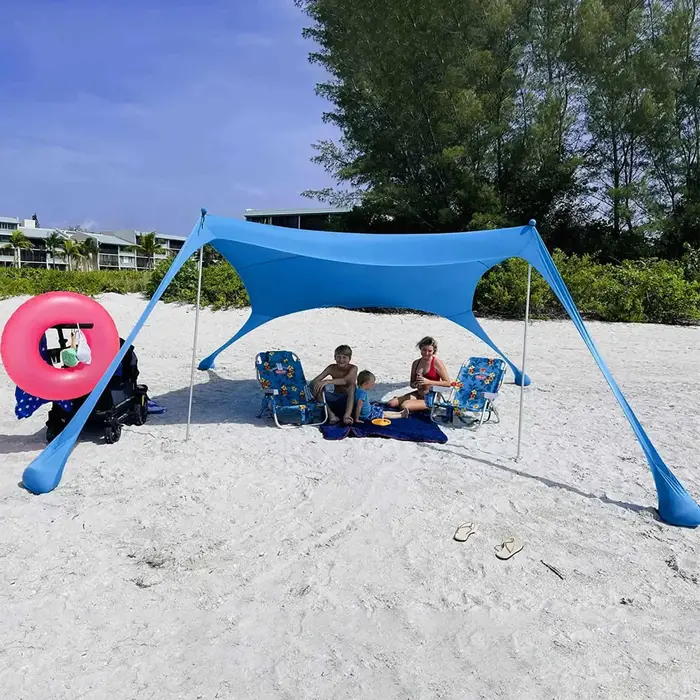 Tente de camping portable en Lycra pour extérieur