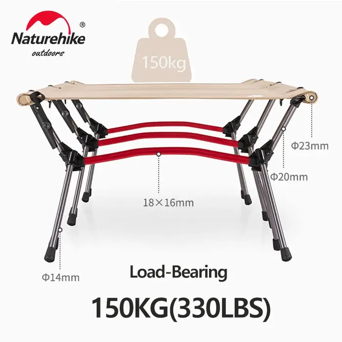 Naturehike – lit de Camping ultraléger et pliable, lit de randonnée Portable, tente de voyage en ple