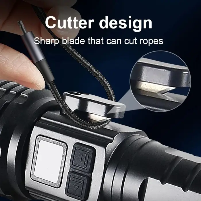 Lampe de poche LED aste super lumineuse