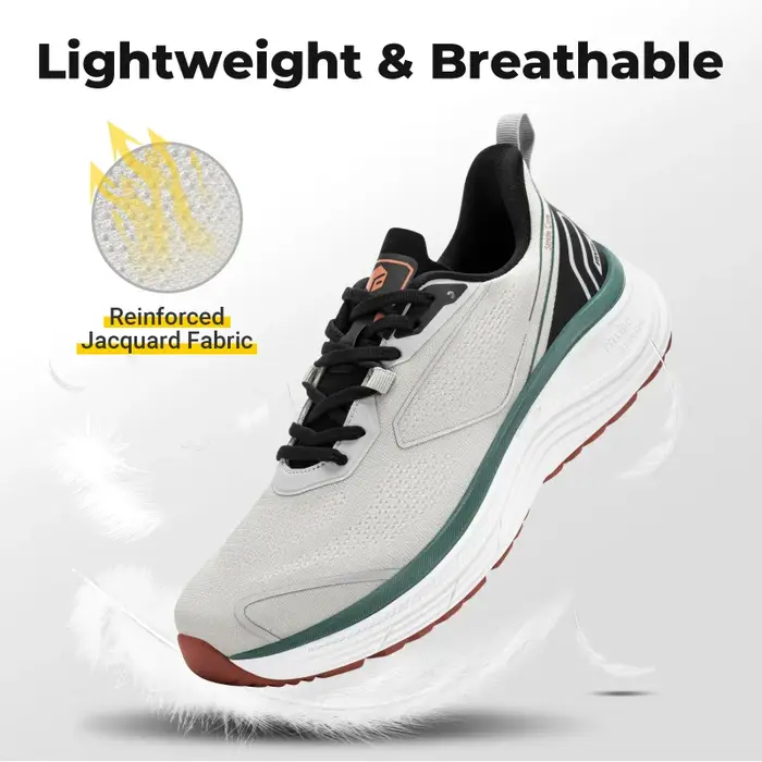 Chaussures de marche pour hommes Fitville, design large, baskets, chaussures de tennis amorties, cha