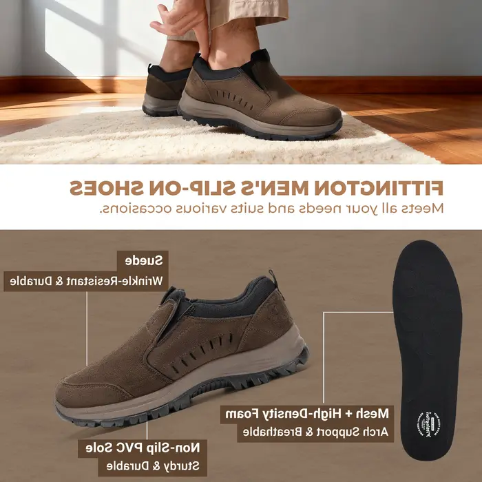 Chaussures à enfiler pour hommes