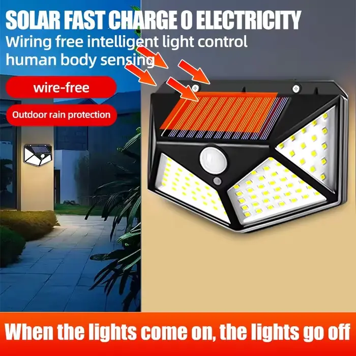 Lampe solaire multifonctionnelle pour la décoration de jardin extérieur
