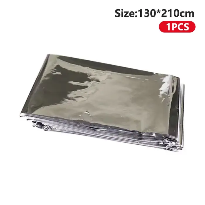 Couverture d'urgence en plein air, feuille de premiers secours, couverture thermique, hypothermie, c