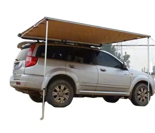 Tente d'auvent latéral de toit de voiture Suv tout-terrain rétractable extérieure 4x4 pour le Camping
