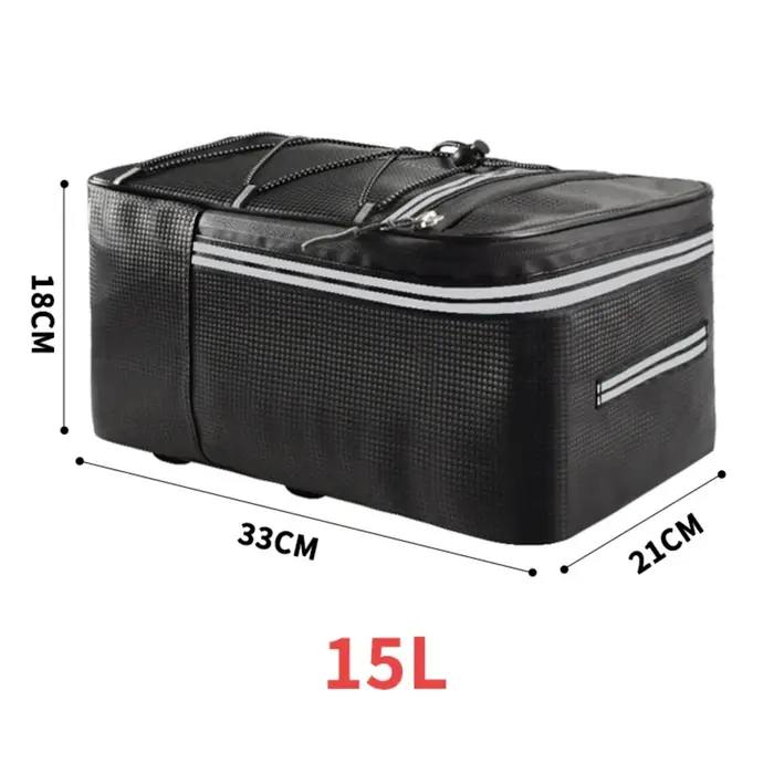 Sac de siège arrière de vélo d'équitation