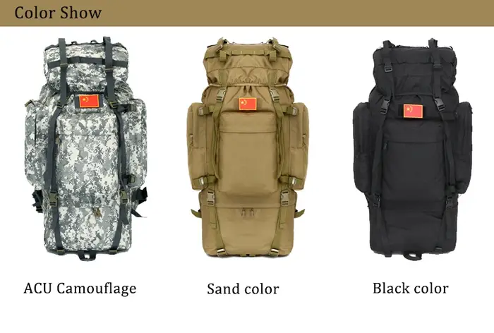 Sacs à dos d'escalade en nylon imperméables pour hommes