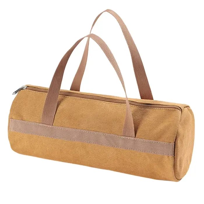 Sac de rangement pour outils de camping, grande capacité, sac cylindrique pour piquets de tente, sac